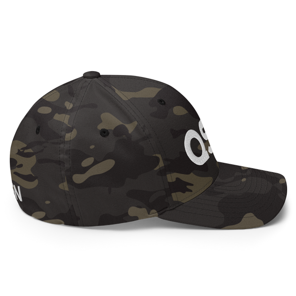 QSN FlexFit Closed Back Hat - White Logo