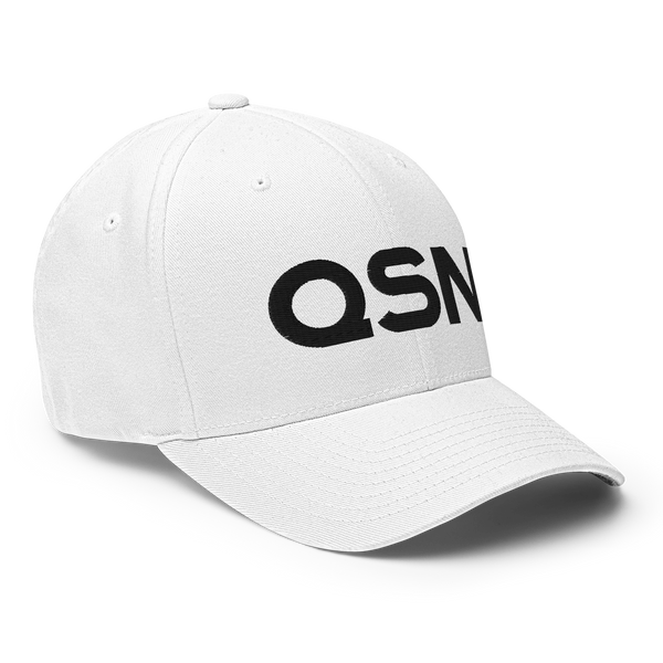 QSN FlexFit Closed Back Hat - Black Logo