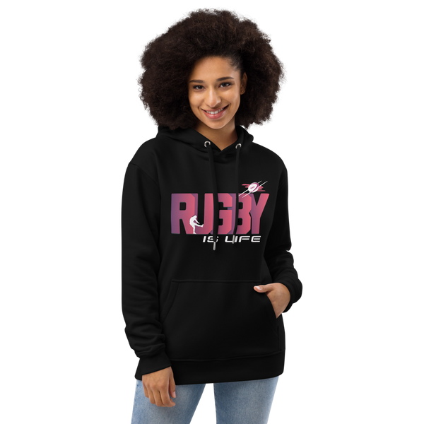 QSN Rugby Is Life Big Tall Hoodie