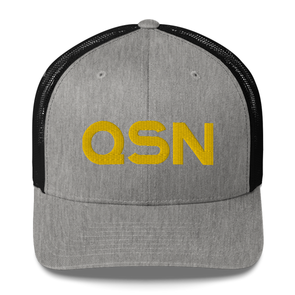 QSN Trucker Hat - Gold Logo