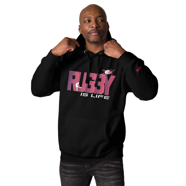 QSN Rugby Is Life Unisex Hoodie