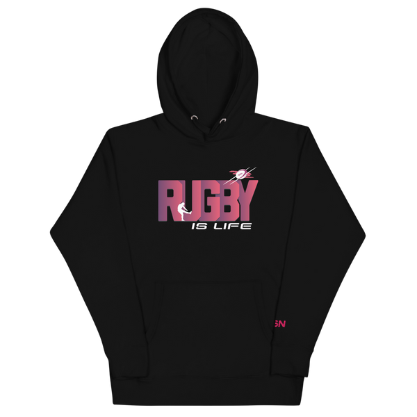 QSN Rugby Is Life Unisex Hoodie