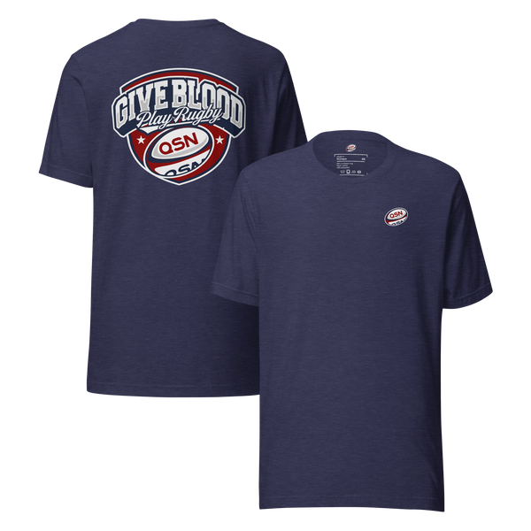 QSN Give Blood Play Rugby Unisex T-Shirt