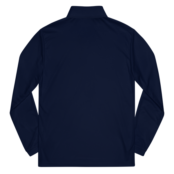 QSN Embroidered Quarter Zip Pullover - Black Logo