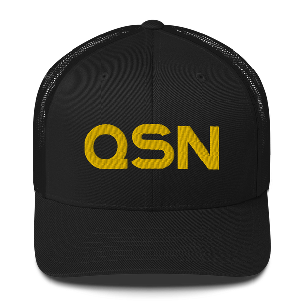 QSN Trucker Hat - Gold Logo