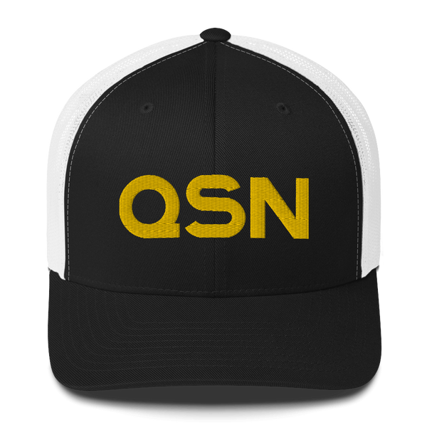 QSN Trucker Hat - Gold Logo