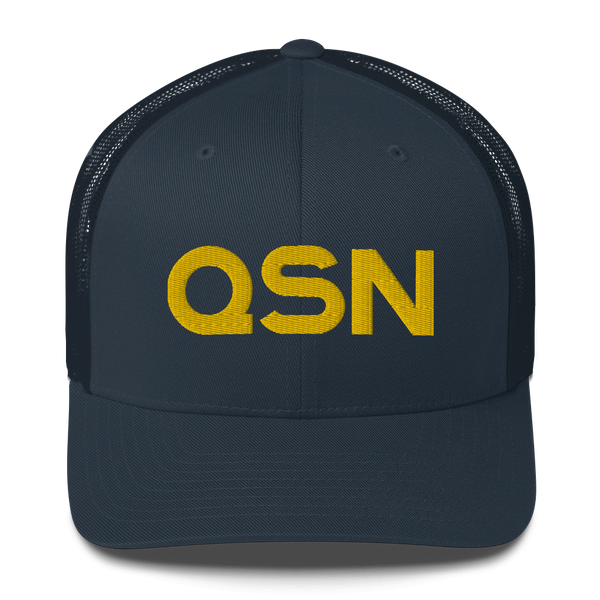QSN Trucker Hat - Gold Logo