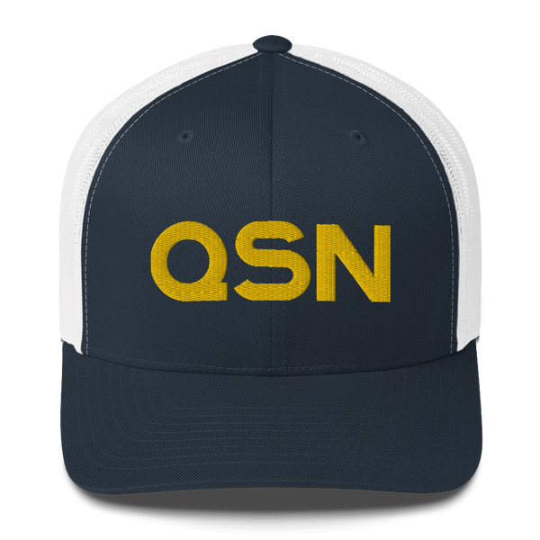 QSN Trucker Hat - Gold Logo