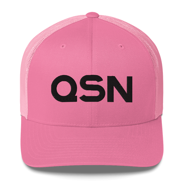 QSN Trucker Hat - Black Logo