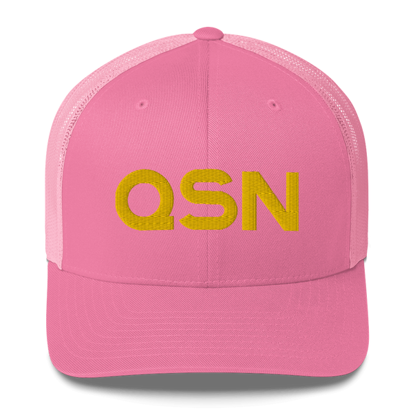 QSN Trucker Hat - Gold Logo