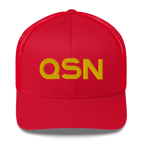 QSN Trucker Hat - Gold Logo