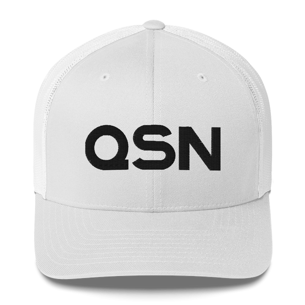 QSN Trucker Hat - Black Logo