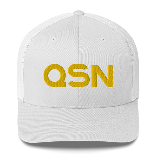 QSN Trucker Hat - Gold Logo