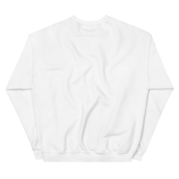 QSN Embroidered Unisex Crew Neck Sweatshirt - White Logo