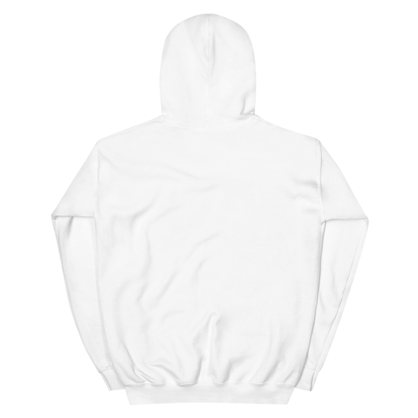 QSN Embroidered Heavy Blend Unisex Hoodie - White Logo