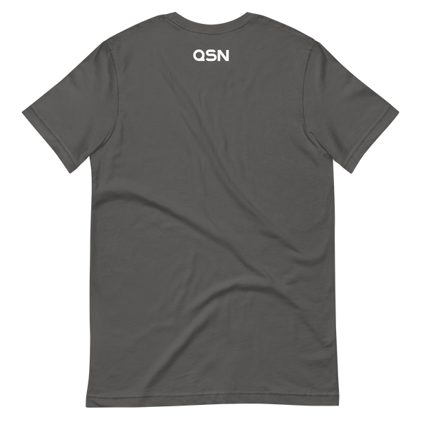 QSN Embroidered Unisex V1 Short-Sleeve T-Shirt (17 Colors) - White Logo