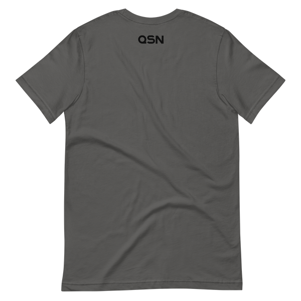 QSN Embroidered Unisex V1 Short-Sleeve T-Shirt (17 Colors) - Black Logo