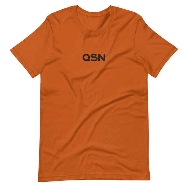 QSN Embroidered Unisex V1 Short-Sleeve T-Shirt (17 Colors) - Black Logo