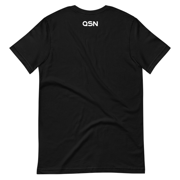 QSN Embroidered Unisex V1 Short-Sleeve T-Shirt (17 Colors) - White Logo