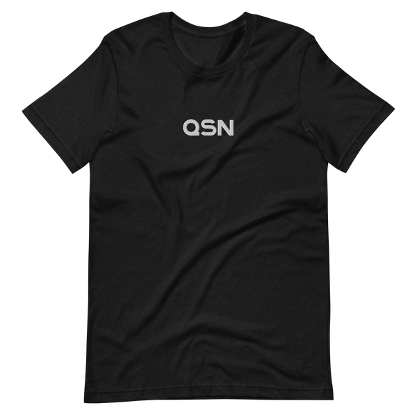 QSN Embroidered Unisex V1 Short-Sleeve T-Shirt (17 Colors) - White Logo