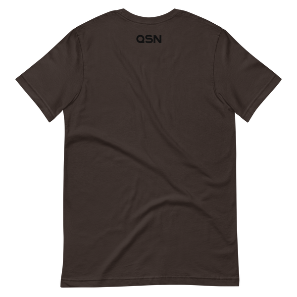 QSN Embroidered Unisex V1 Short-Sleeve T-Shirt (17 Colors) - Black Logo