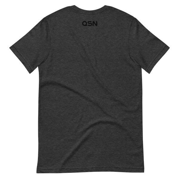 QSN Embroidered Unisex V1 Short-Sleeve T-Shirt (17 Colors) - Black Logo