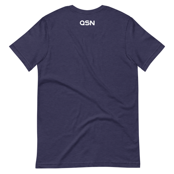 QSN Embroidered Unisex V1 Short-Sleeve T-Shirt (17 Colors) - White Logo