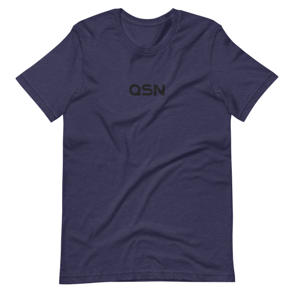 QSN Embroidered Unisex V1 Short-Sleeve T-Shirt (17 Colors) - Black Logo