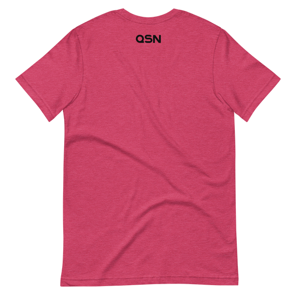 QSN Embroidered Unisex V1 Short-Sleeve T-Shirt (17 Colors) - Black Logo