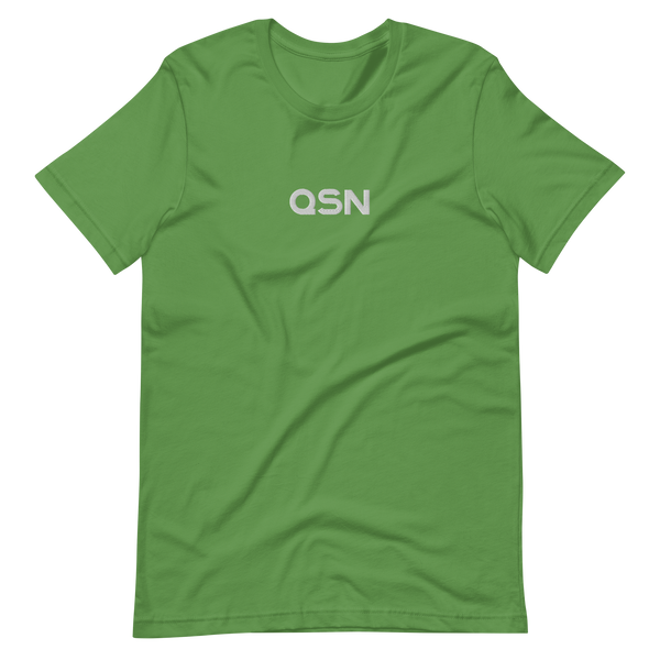 QSN Embroidered Unisex V2 Short-Sleeve T-Shirt (17 Colors) - White Logo
