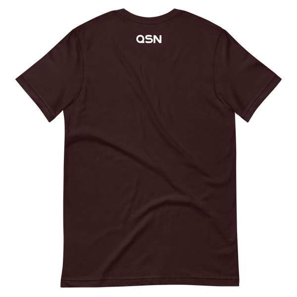 QSN Embroidered Unisex V1 Short-Sleeve T-Shirt (17 Colors) - White Logo