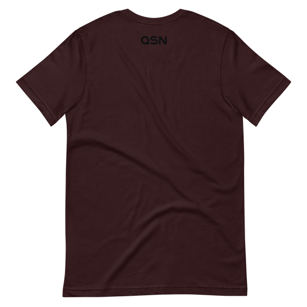 QSN Embroidered Unisex V1 Short-Sleeve T-Shirt (17 Colors) - Black Logo