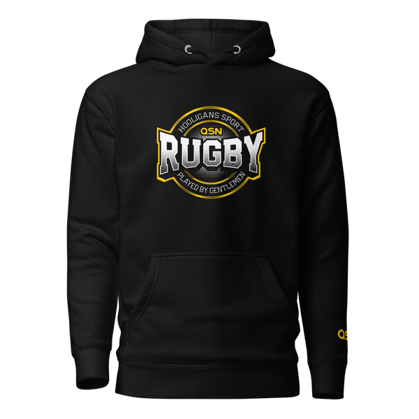 QSN Rugby: Hooligan's Sport Played By Gentlemen Unisex Hoodie