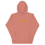 QSN Embroidered Unisex Hoodie - Gold Logo