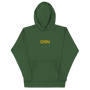 QSN Embroidered Unisex Hoodie - Gold Logo