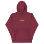 QSN Embroidered Unisex Hoodie - Gold Logo