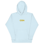 QSN Embroidered Unisex Hoodie - Gold Logo