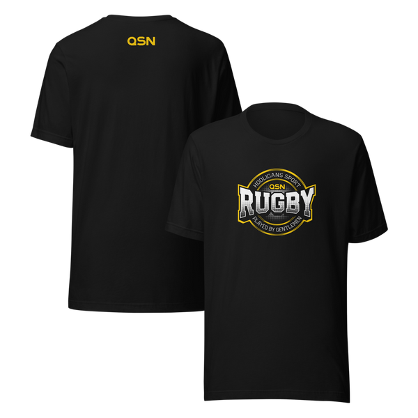 QSN Rugby: Hooligan's Sport Played By Gentlemen Unisex T-Shirt