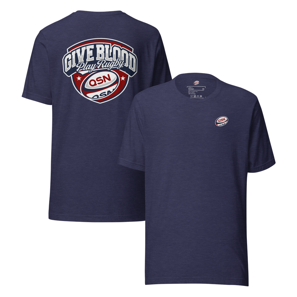 QSN Give Blood Play Rugby Unisex T-Shirt