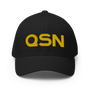 QSN FlexFit Closed Back Hat - Gold Logo