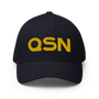 QSN FlexFit Closed Back Hat - Gold Logo
