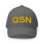 QSN FlexFit Closed Back Hat - Gold Logo