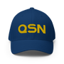 QSN FlexFit Closed Back Hat - Gold Logo