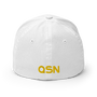 QSN FlexFit Closed Back Hat - Gold Logo