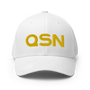 QSN FlexFit Closed Back Hat - Gold Logo