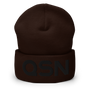 QSN Cuffed Beanie - Black Logo