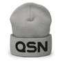 QSN Cuffed Beanie - Black Logo