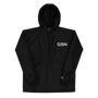 QSN Embroidered Champion Packable Jacket - White Logo