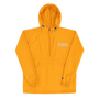 QSN Embroidered Champion Packable Jacket - White Logo