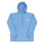 QSN Embroidered Champion Packable Jacket - White Logo